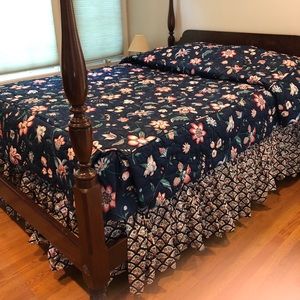 Custom, Floral Waverly Colonial Bed Spread